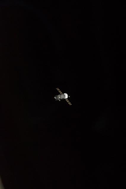 NASA image: Soyuz TMA-11M spacecraft departure