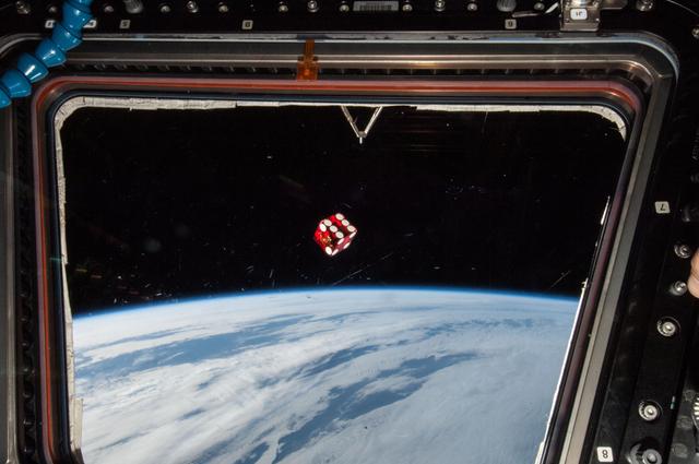 NASA image: Dice in space