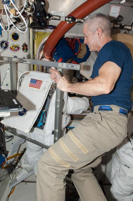 NASA image: EVA Mobility unit (EMU) 3010 Return to Service