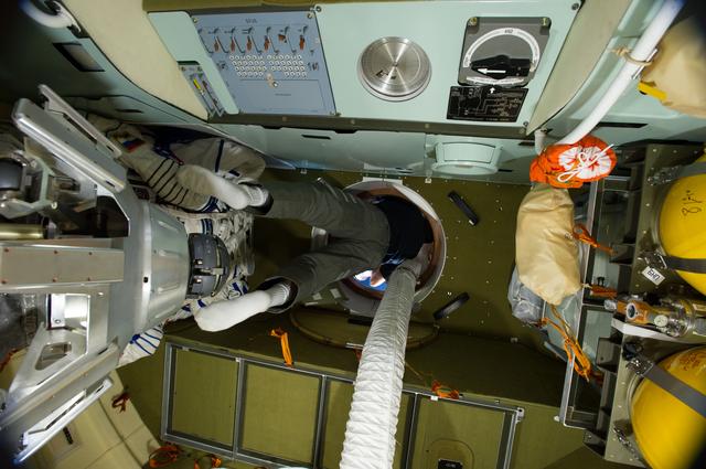 NASA image: Wiseman in Russian segment