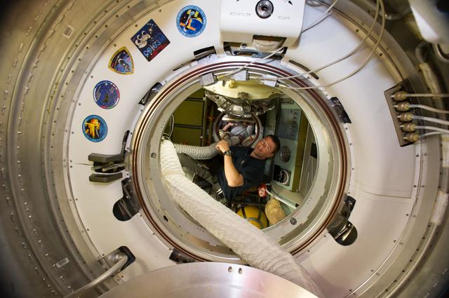 NASA image: Wiseman in Russian segment