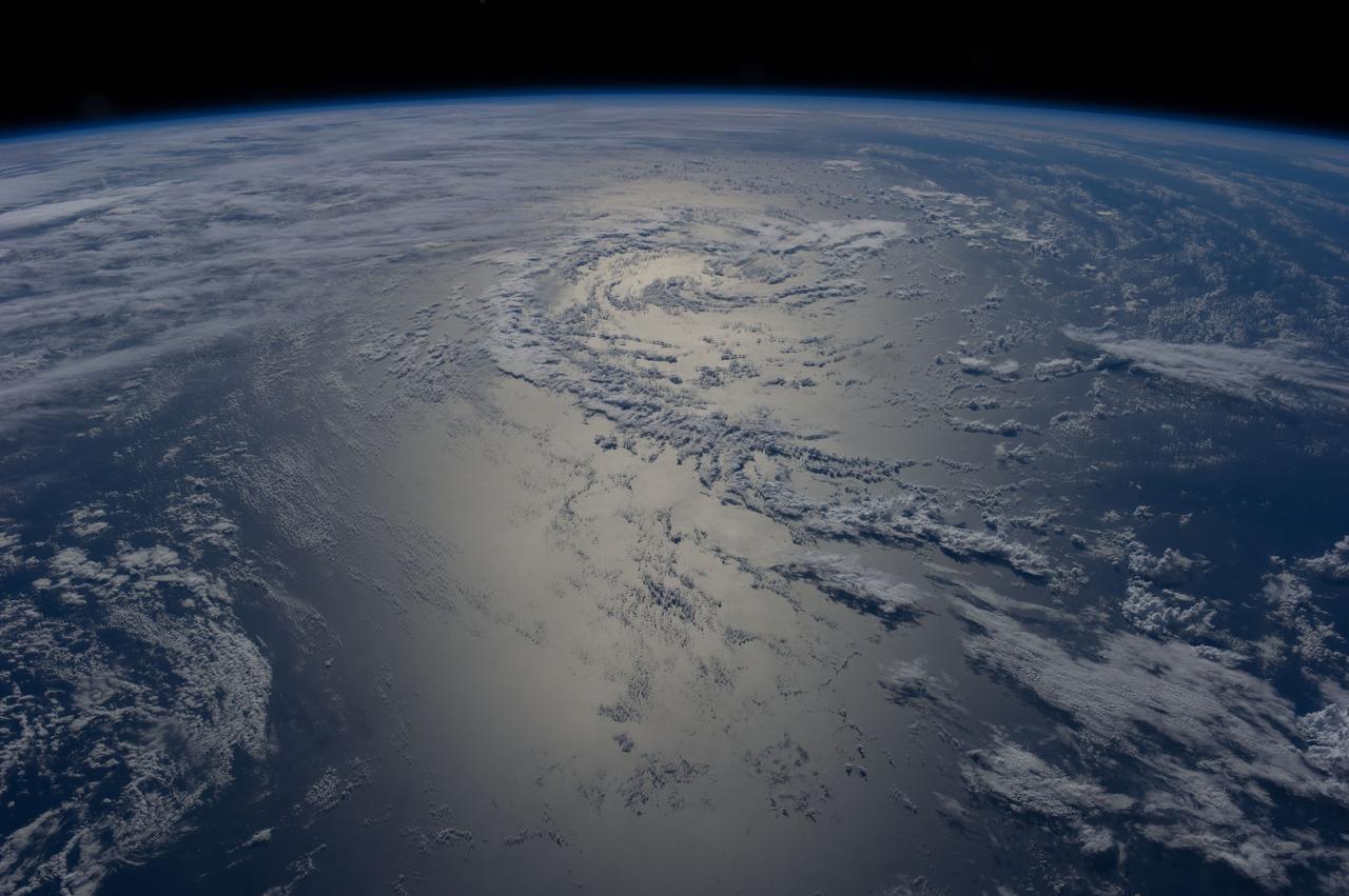 Earth Observation taken during a day pass by the Expedition 40 crew aboard the International Space Station (ISS). File lists this group of images as possibly : Misc New Zealand & Galapagos & Carribean