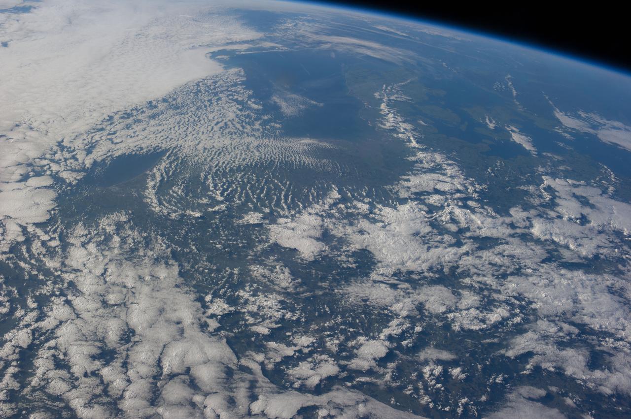 Earth observation taken during a day pass by the Expedition 40 crew aboard the International Space Station (ISS). Folder lists this as: Phenomenon over Northern Russia - 3.