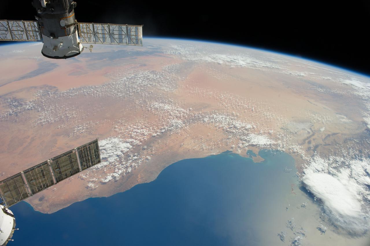 Earth Observation taken during a day pass by the Expedition 40 crew aboard the International Space Station (ISS). Folder lists this as: Tripoli then Athens.