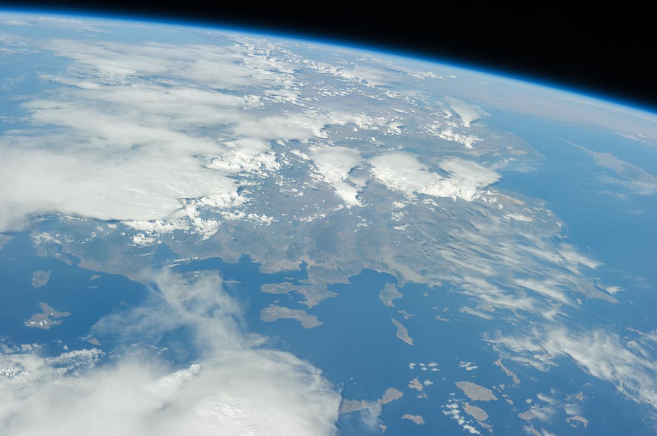 Earth Observation taken during a day pass by the Expedition 40 crew aboard the International Space Station (ISS).  Folder lists this as: Tripoli then Athens.