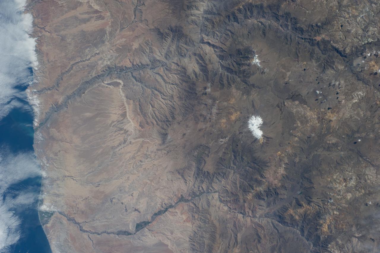 Earth Observation taken during a day pass by the Expedition 40 crew aboard the International Space Station (ISS). File lists this as: Brazil and Europe (day).