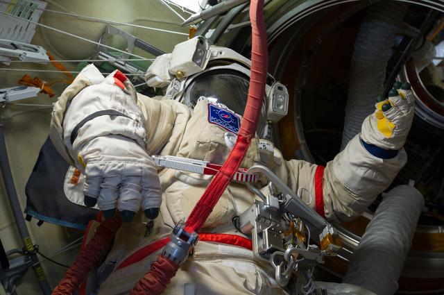 Russian ORLAN space suits ready for EVA 54