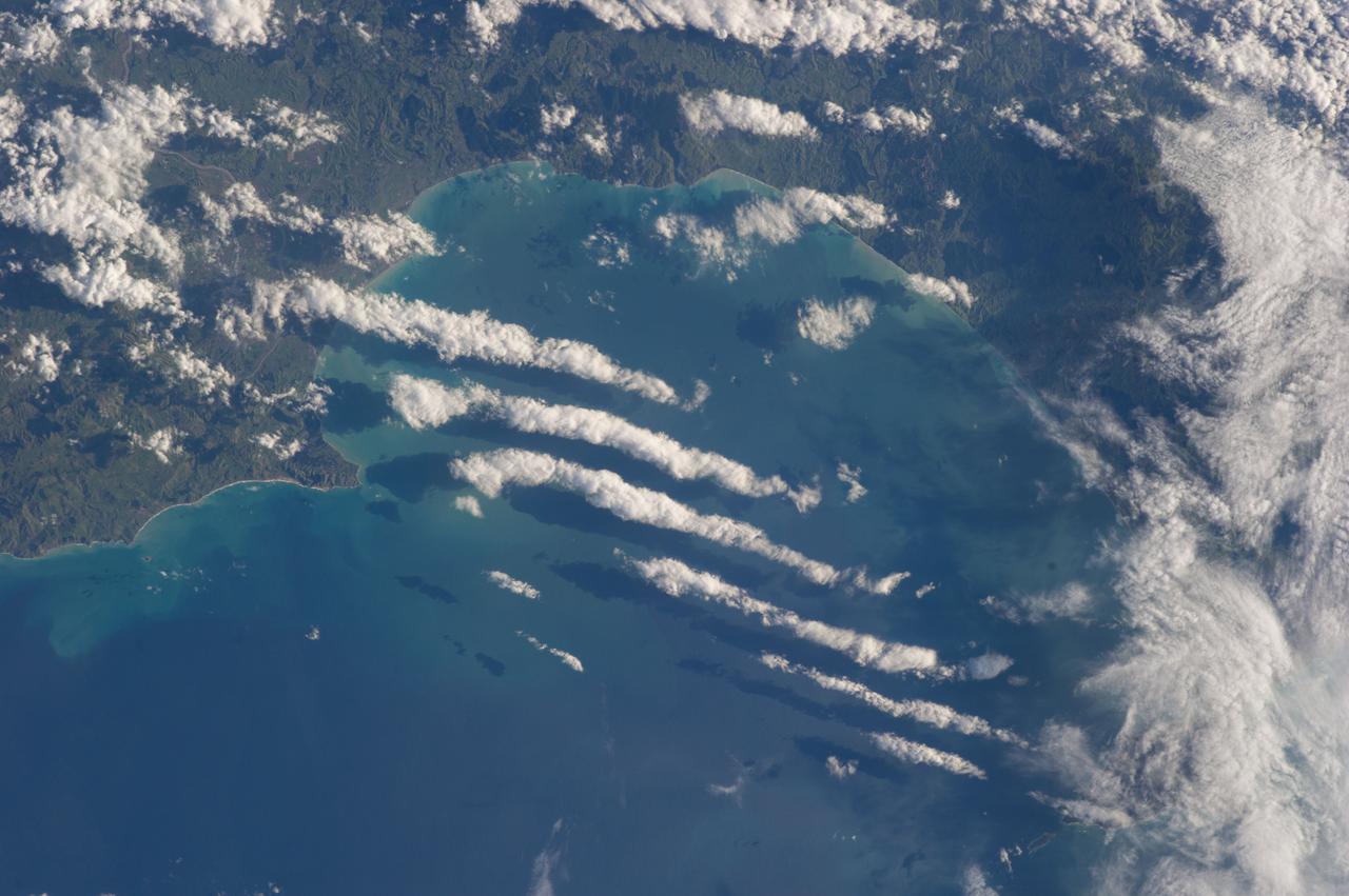 Earth Observation taken during a day pass by the Expedition 40 crew aboard the International Space Station (ISS). Folder lists this as: New Zealand.