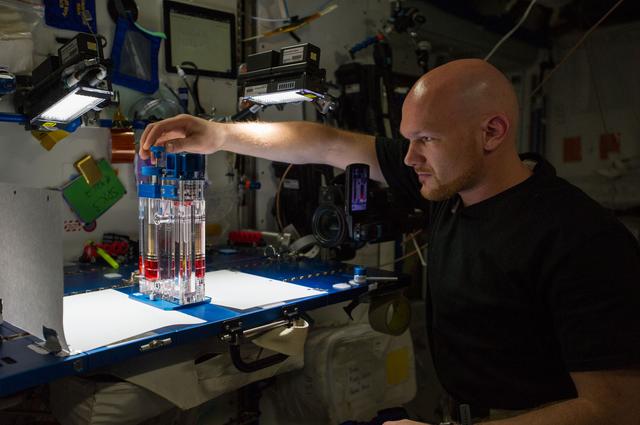 NASA image: Capillary Flow Experiment