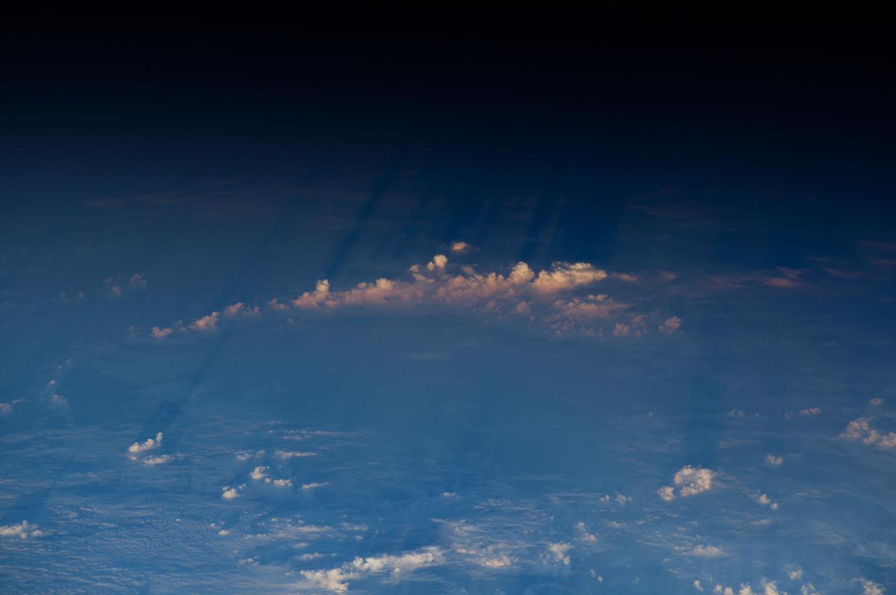 Earth Observation taken during a day pass by the Expedition 40 crew aboard the International Space Station (ISS). Folder lists this as: Tropical Storm Arthur.