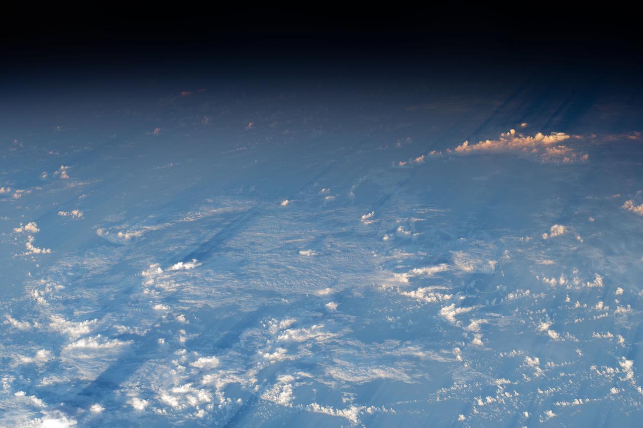Earth Observation taken during a day pass by the Expedition 40 crew aboard the International Space Station (ISS). Folder lists this as: Tropical Storm Arthur.