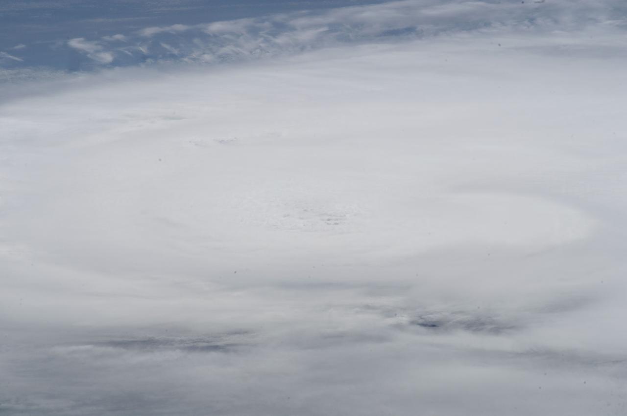 Earth Observation taken during a day pass by the Expedition 40 crew aboard the International Space Station (ISS). Folder lists this as: Hurricane Arthur.