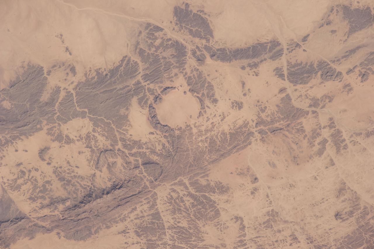 Earth Observation taken during a day pass by the Expedition 40 crew aboard the International Space Station (ISS). Folder lists this as:  Sahara.