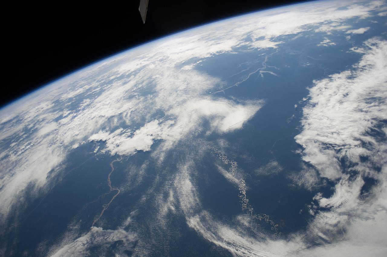 Earth Observation taken during a day pass by the Expedition 40 crew aboard the International Space Station (ISS). Folder lists this as: Panama and South America.