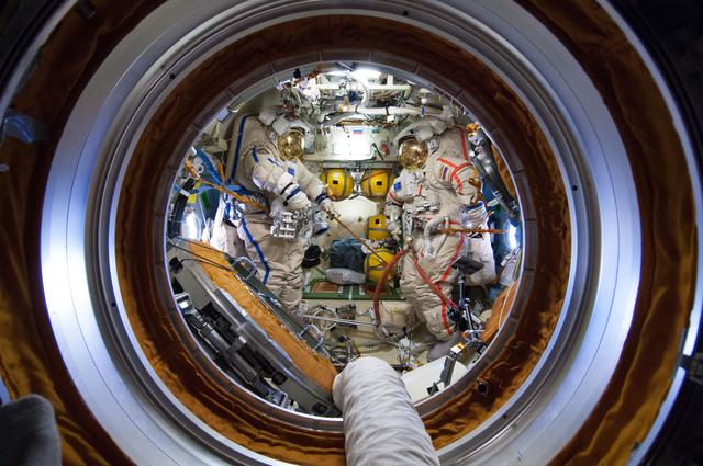 NASA image: Russian Space Suits ready