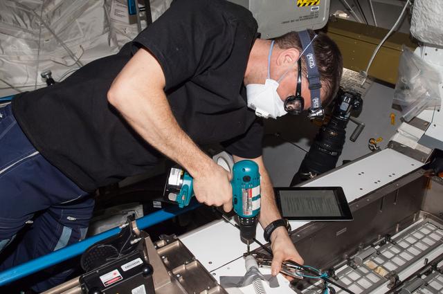 NASA image: Node 3 bolt removal