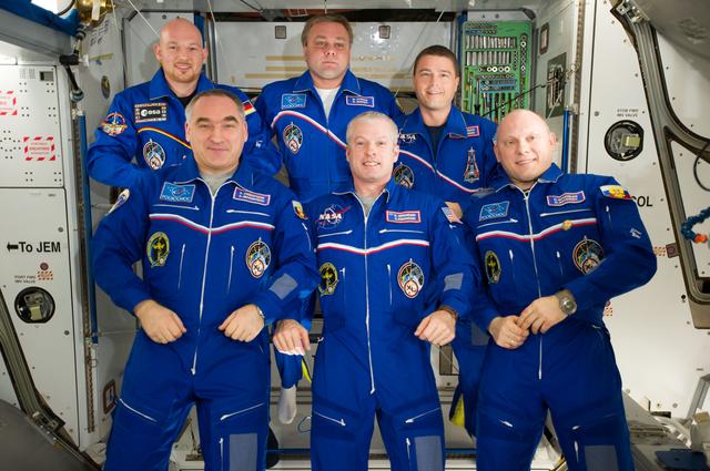 NASA image: Expedition 40 crew on-orbit portrait