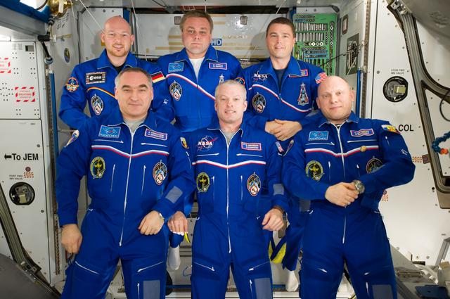 NASA image: Expedition 40 crew on-orbit portrait