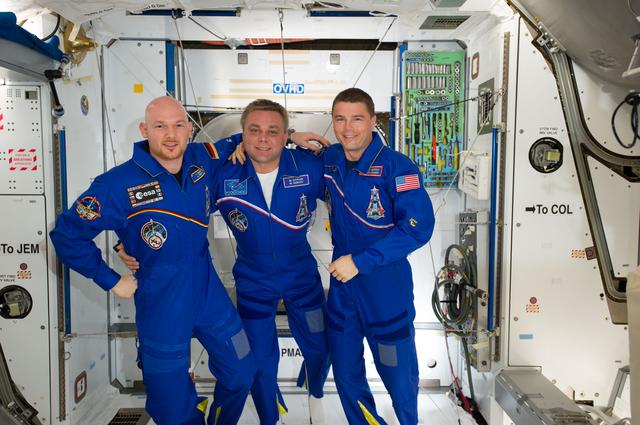 NASA image: Expedition 40 crew on-orbit portrait