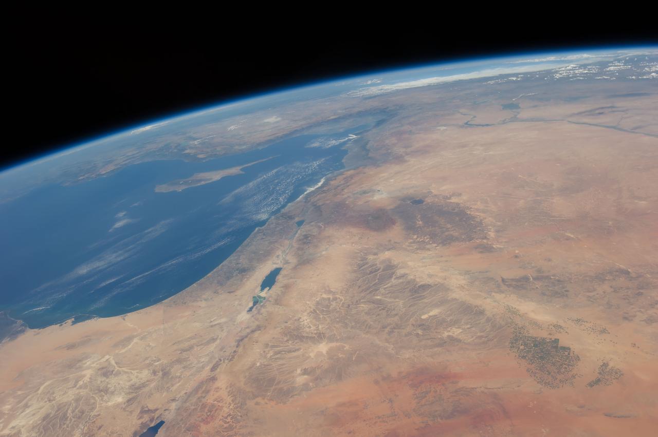 Earth Observation taken during a day pass by the Expedition 40 crew aboard the International Space Station (ISS). Folder lists this as: general Middle East photos.
