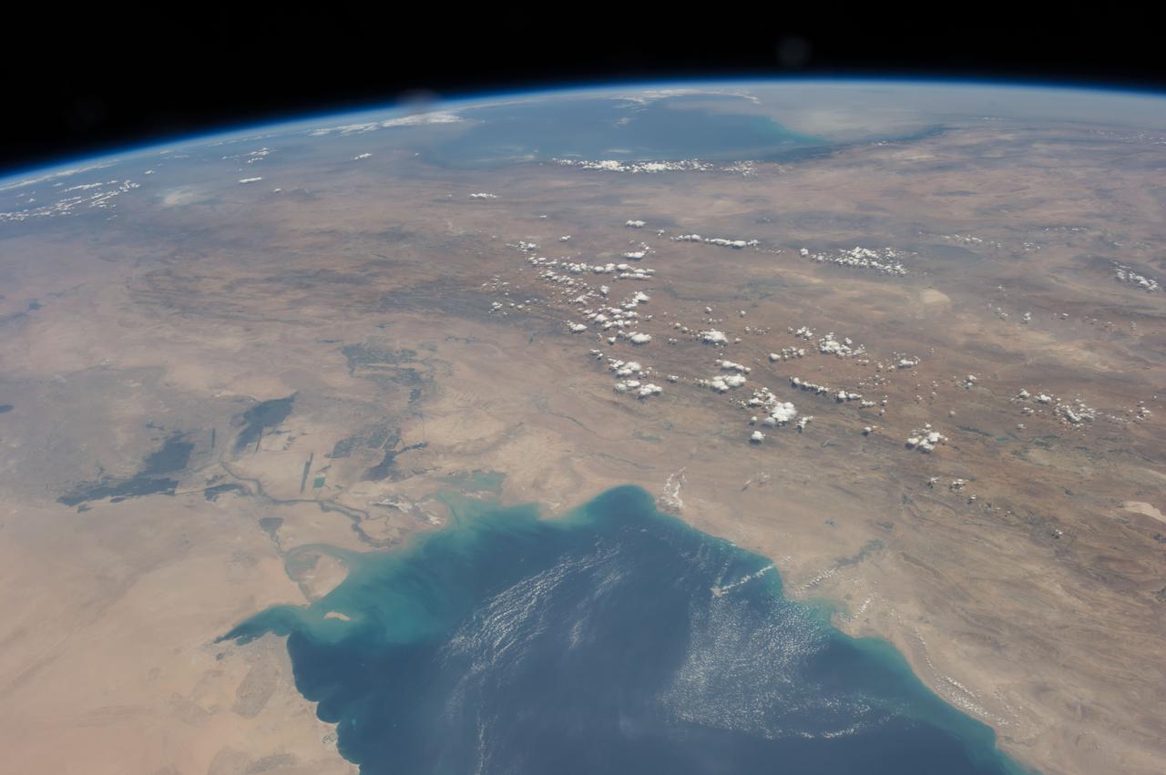 Earth Observation taken during a day pass by the Expedition 40 crew aboard the International Space Station (ISS). Folder lists this as: Middle East.