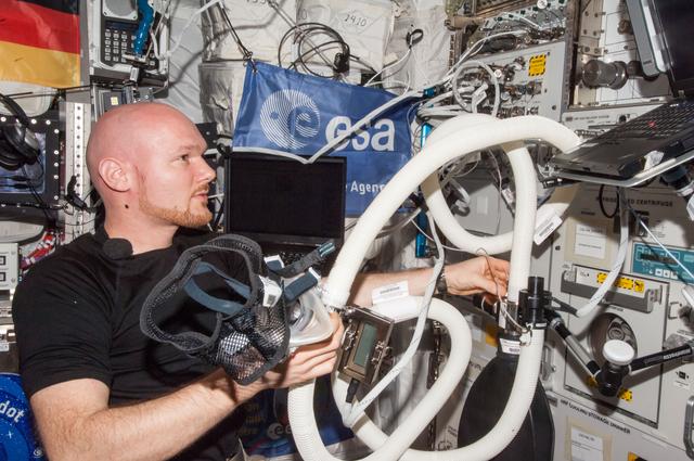 NASA image: Gerst in Columbus