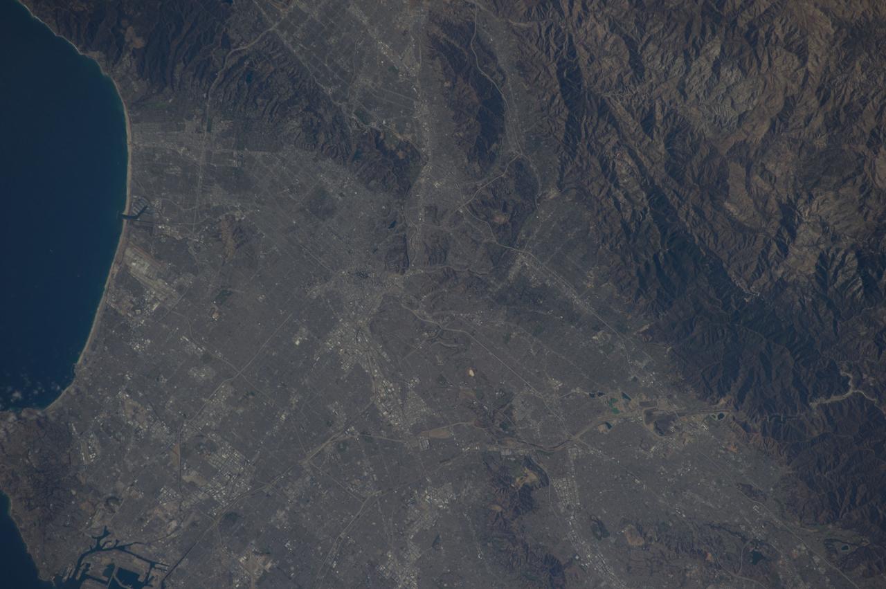 Earth observation taken during a day pass by the Expedition 40 crew aboard the International Space Station (ISS). Folder lists this as: US West coast descending.