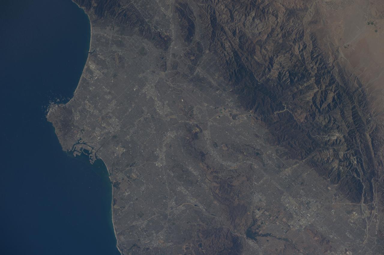 Earth observation taken during a day pass by the Expedition 40 crew aboard the International Space Station (ISS). Folder lists this as: US West coast descending.