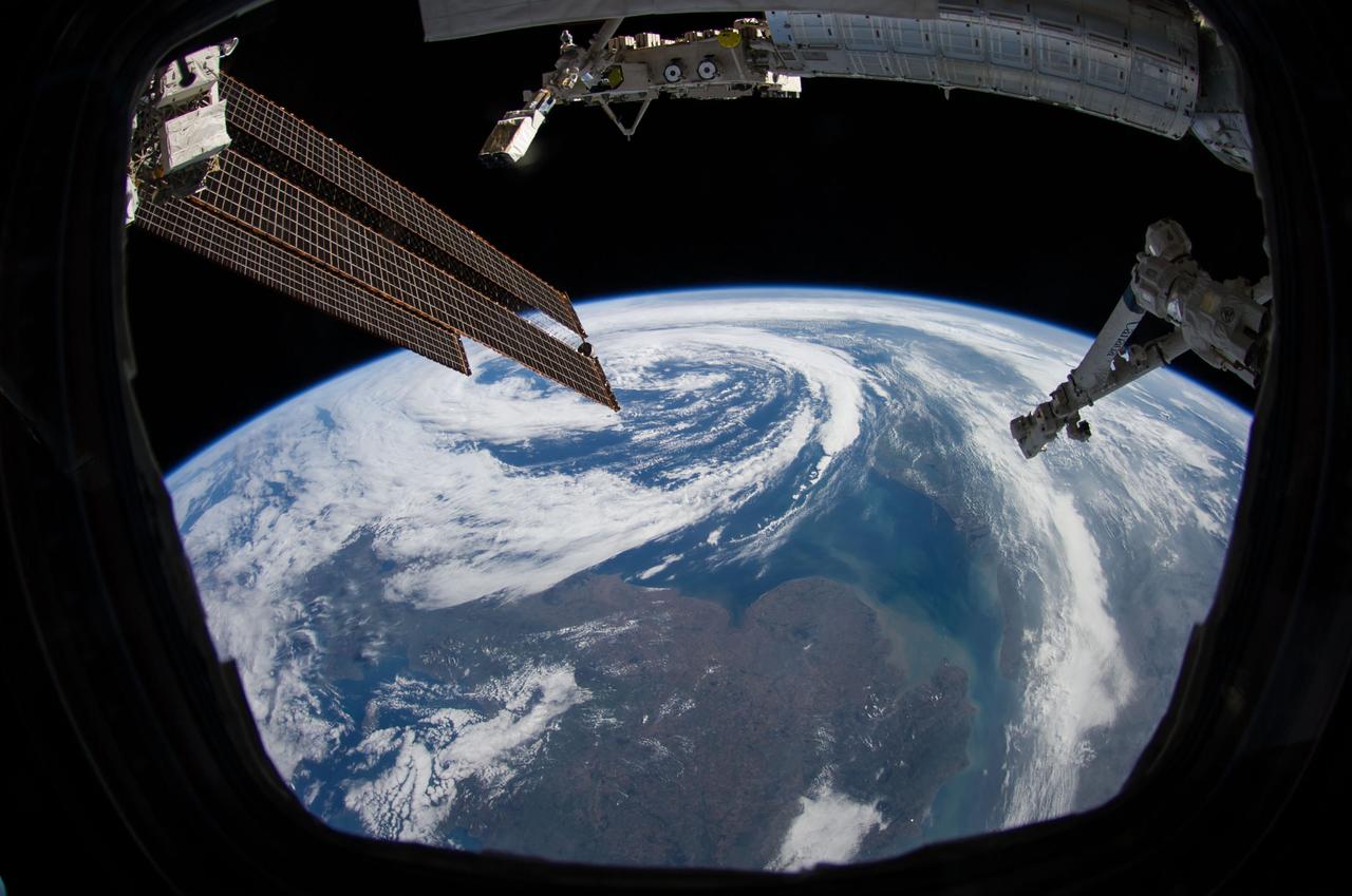 Earth Observation taken during a day pass by the Expedition 40 crew aboard the International Space Station (ISS). Folder lists this as: Central Europe.