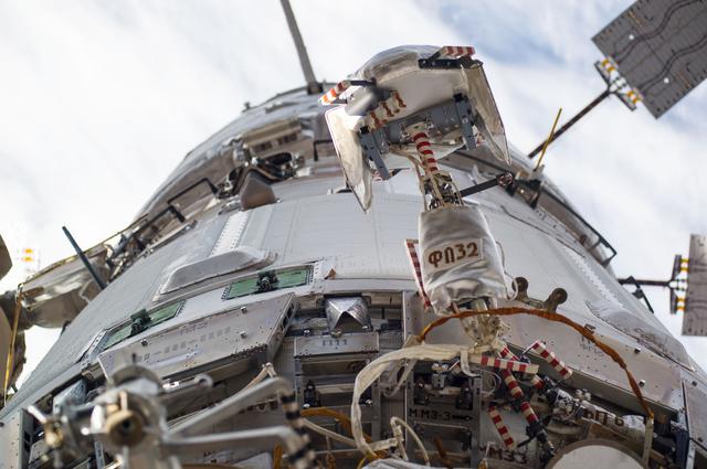 Soyuz TMA-12M/38S Spacecraft after undocking from the ISS
