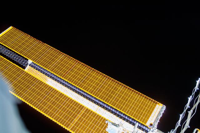 NASA image: Solar Array during EVA 27