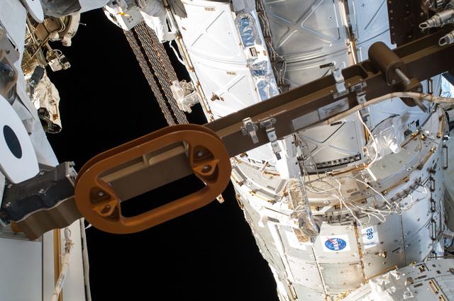 NASA image: Exterior view of ISS during EVA 28