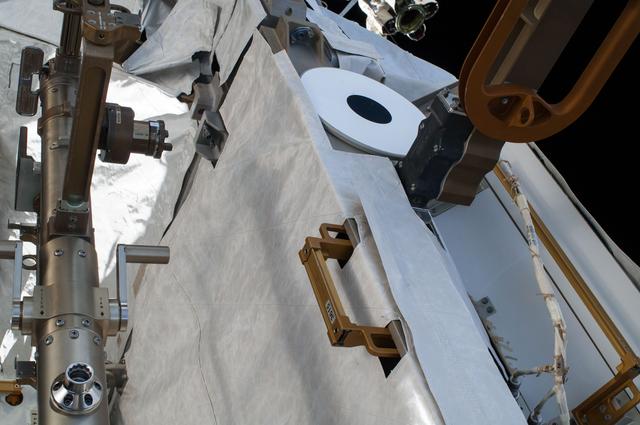 NASA image: Exterior view of ISS during EVA 28