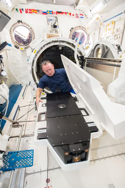 NASA image: Wilmore during Cyclops Installation