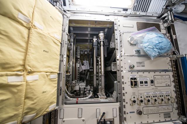 NASA image: Kobairo rack of the Japanese Experiment Module (JEM).