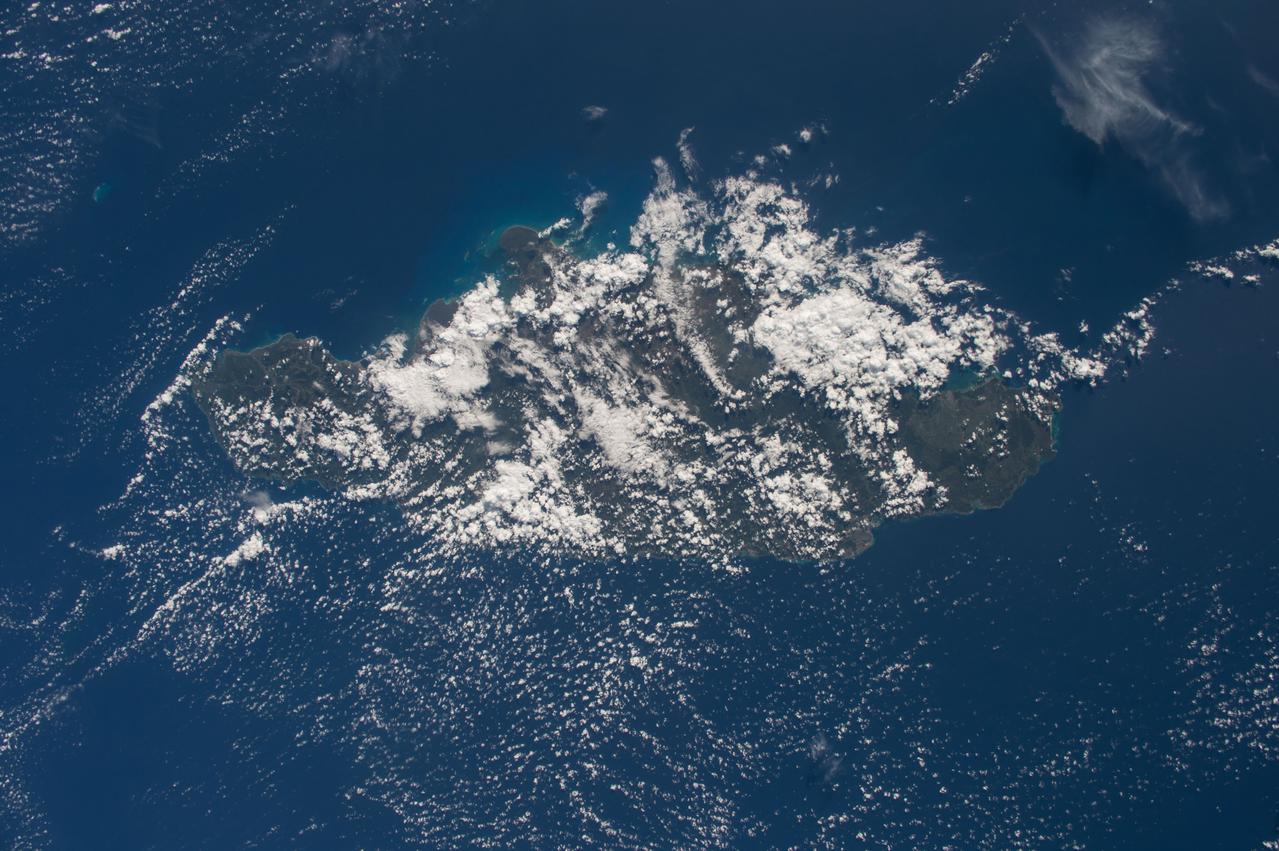 ISS042E135484 (01/10/2015) --- NASA astronaut Terry Virts flight engineer of Expedition 42 on the International Space Station tweeted this Caribbean image of the sunny isle of  #"Jamaica" on Jan. 10, 2015.