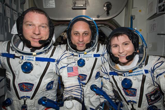 NASA image: Leak check for Russian Soyuz spacesuits 