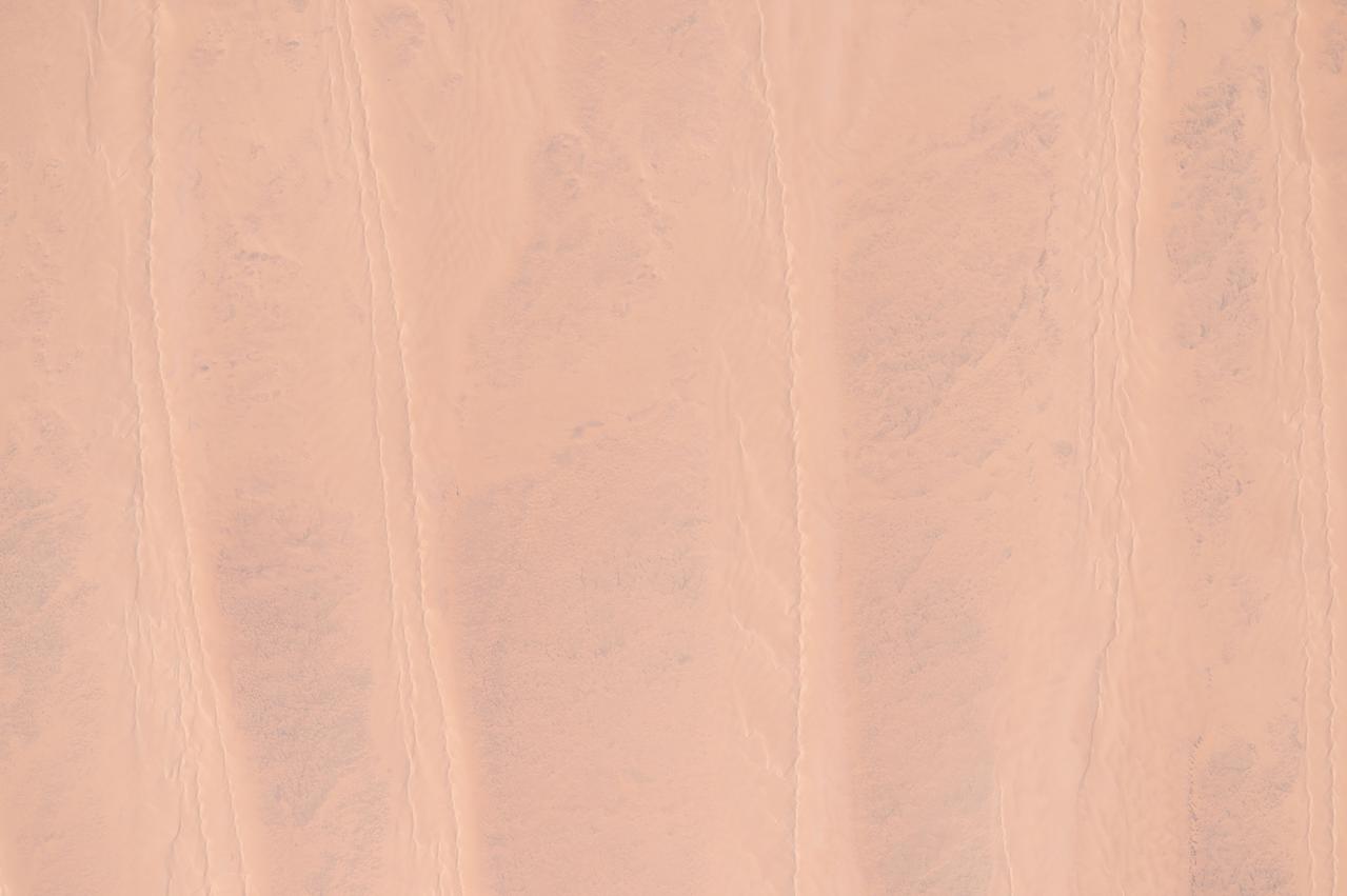ISS043E182401 (05/08/2015) --- A large portion of northern Africa is covered in desert sand as this image from the International Space Station by NASA astronaut Scott Kelly demonstrates. This nearly waterless area is located in the Great Sand Sea of the Libyan Desert and part of western Egypt.