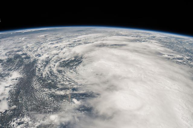 NASA image: Tropical Storm Bill taken by Expedition 44 crewmember