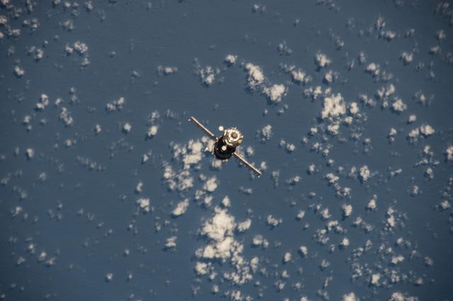 NASA image: Soyuz TMA-16M departs the ISS