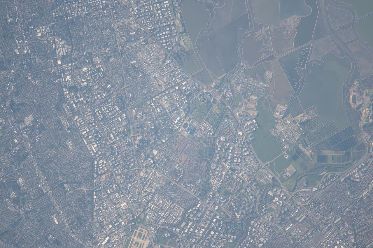 ISS046e035715 (02/08/2016) --- NASA astronaut Scott Kelly acquired this image of Santa Clara, California on Feb. 8, 2016. He tweeted:  "Got to see the #SuperBowl in person after all! But at 17,500MPH, it didn't last long. #YearInSpace