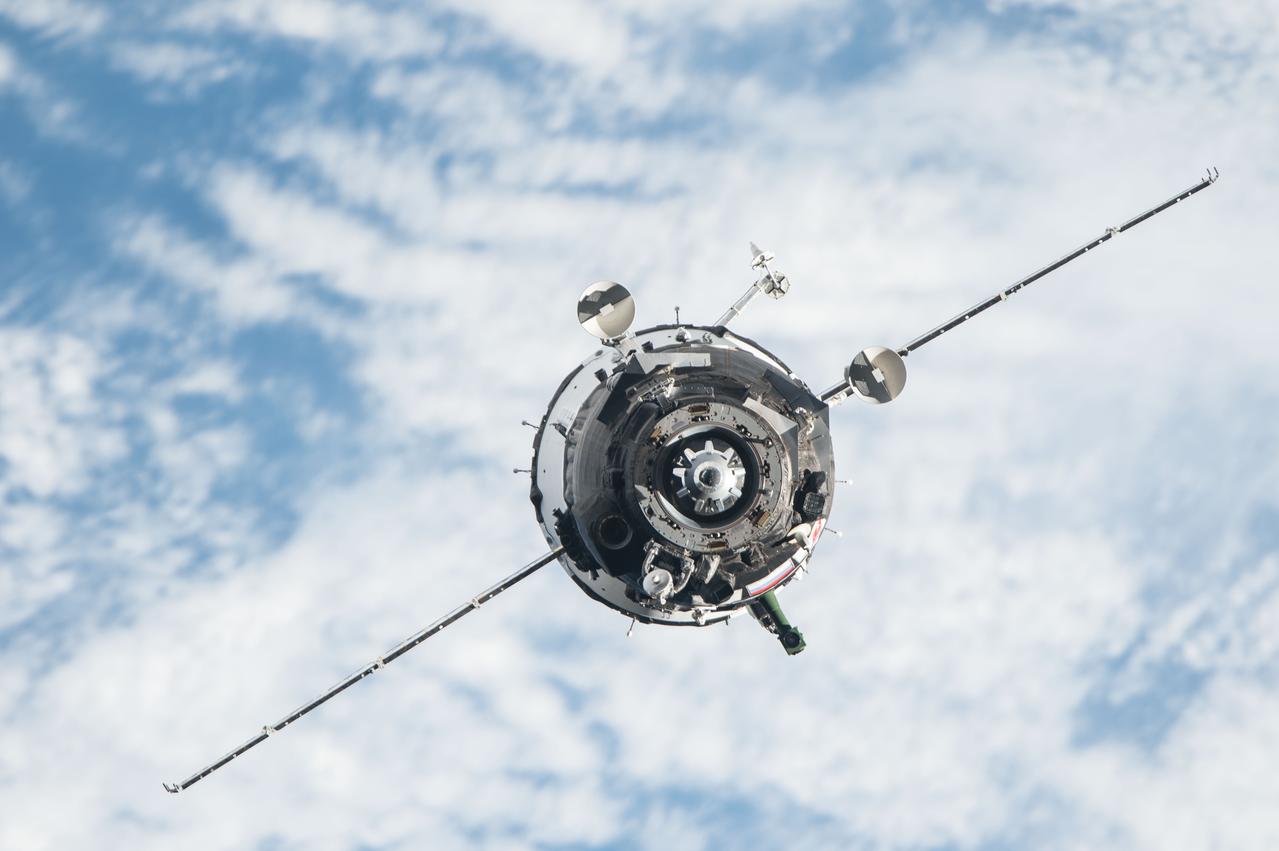 View during the Soyuz 46S approach to the International Space Station (ISS).  Photo was taken during Expedition 47.