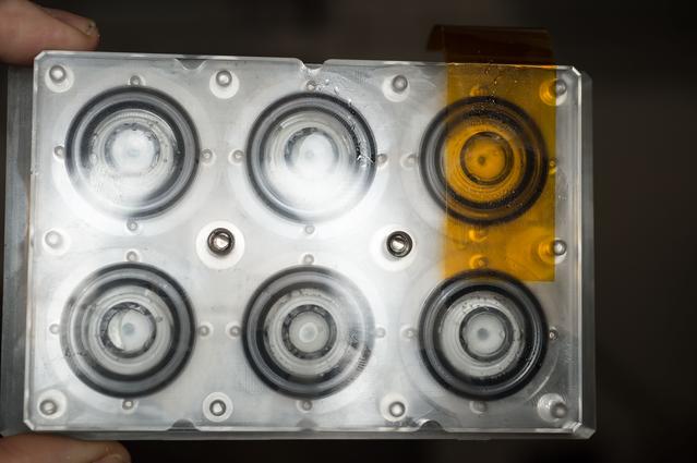 NASA image: JAXA Protein Crystal Growth