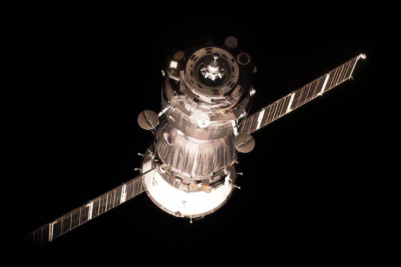 ISS048e024550 (07/09/2016) This image was acquired after the launch of the Expedition 48-Crew on the Soyuz MS-01 spacecraft from the Baikonur Cosmodrome in Kazakhstan. The Soyuz spacecraft is approaching the International Space Station with new crew members Kate Rubins of NASA, Anatoly Ivanishin of Roscosmos, and Takuya Onishi of the Japan Aerospace Exploration Agency (JAXA).