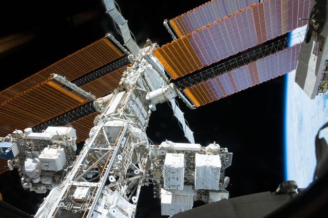 NASA image: View of the ISS Port Truss