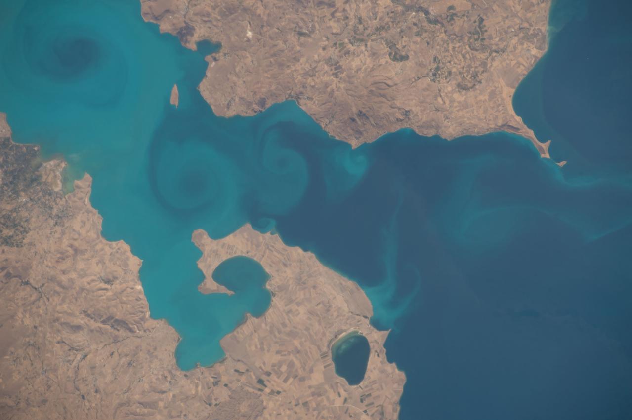 Earth observation taken during day pass by the Expedition 49 crew aboard the International Space Station (ISS).   