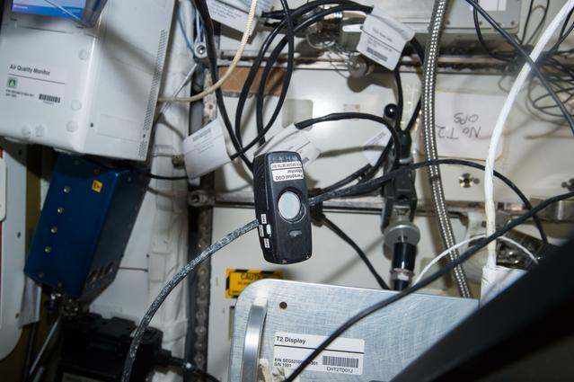 NASA image: Personal CO2 monitor deployed in static locations