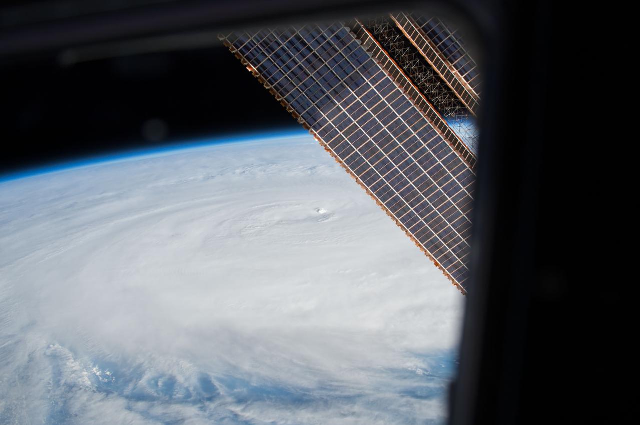 iss050e060444 (03/27/2017) --- Tropical Cyclone Debbie as photographed by crewmembers aboard the International Space Station on March 27, 2017. The large storm made landfall across the northeastern coast of Australia on March 28.