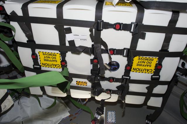 NASA image: Saffire-II in Cygnus OA-7 during Cargo Transfer OPS