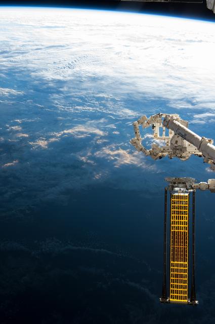 NASA image: ROSA deploy